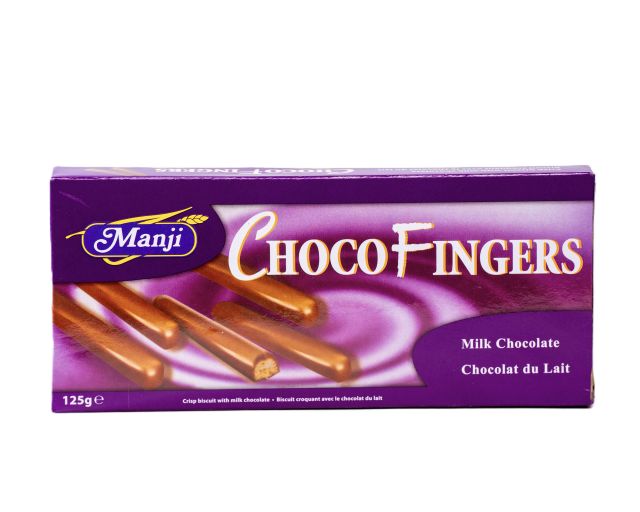 Manji Choco Fingers Milk Chocolate 125g